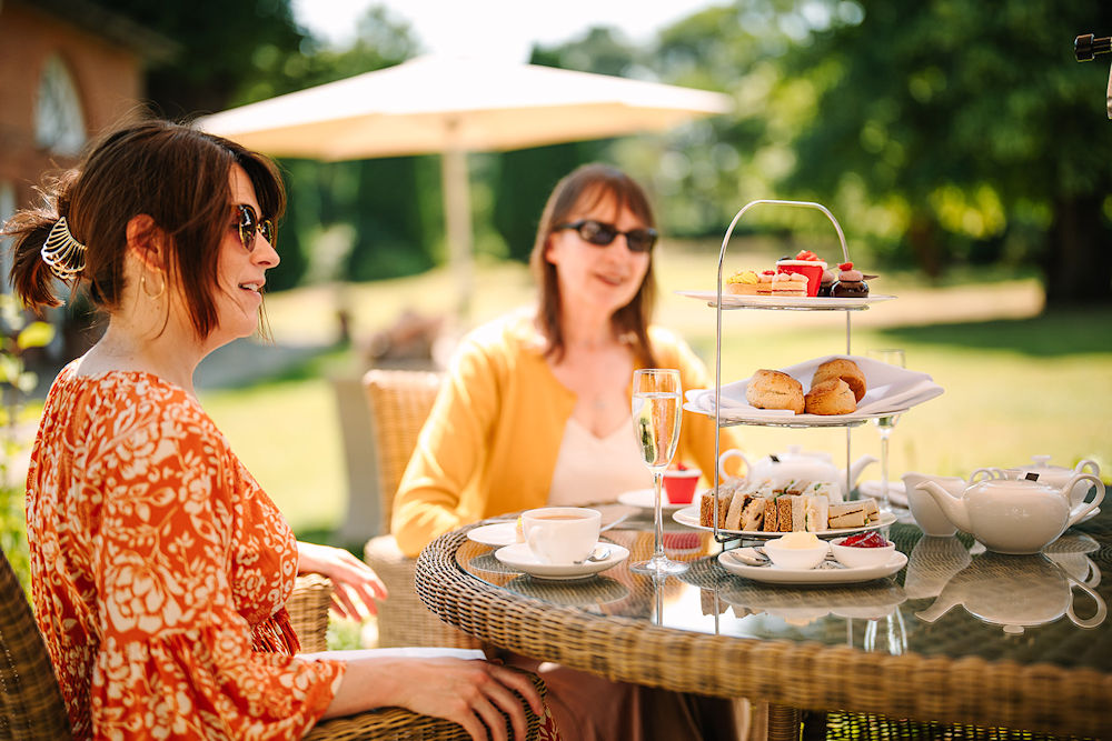 Women enjoying Afternoon Tea at Royal Berkshire Hotel